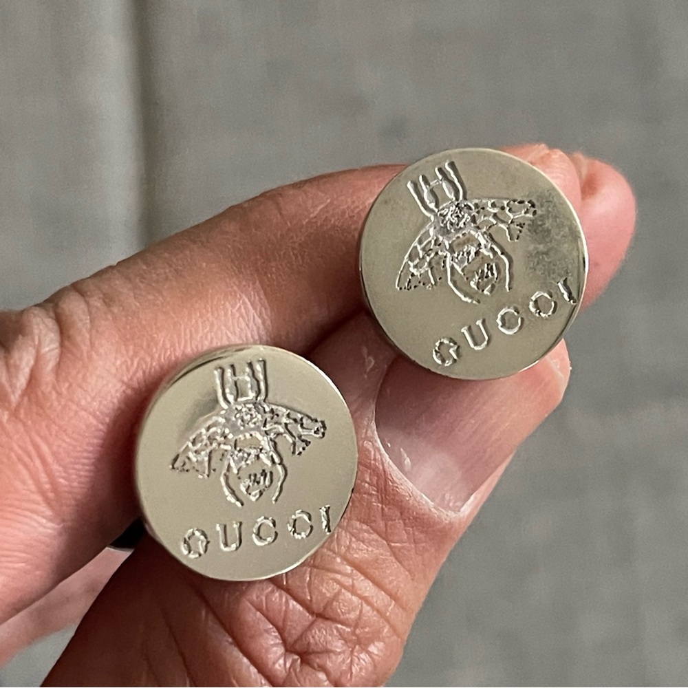 Gucci Bee Cufflinks Sterling Silver